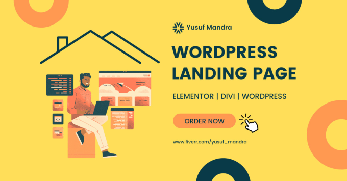 Gig Preview - Create wordpress landing page