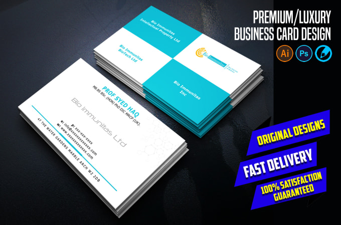 Gig Preview - Do professional business card design