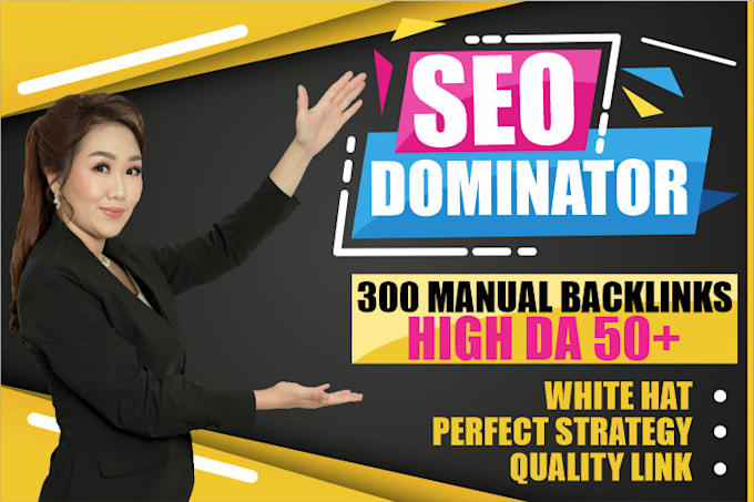 Gig Preview - White hat seo link building service manual backlink strategy for google rank