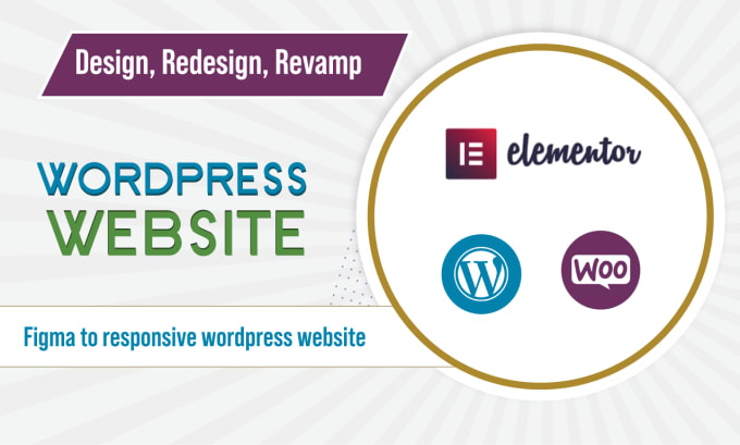 Gig Preview - Design wordpress website with elementor or elementor pro