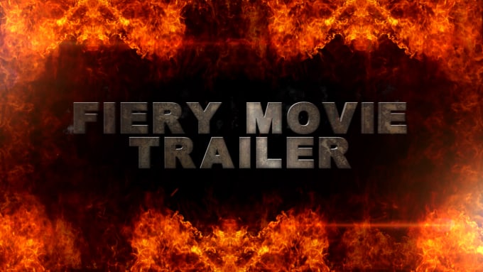 Gig Preview - Create a pro fiery cinematic movie trailer with voiceover