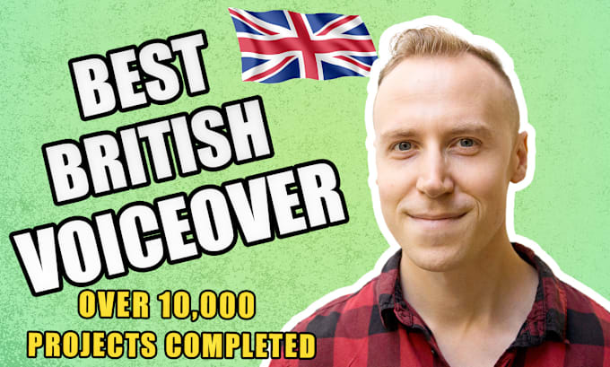 Bestseller - record a british english voiceover narration in 24 hours