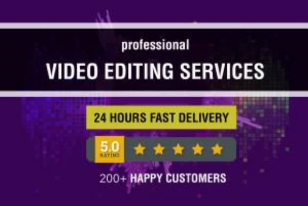 Bestseller - do professional video editing and post production