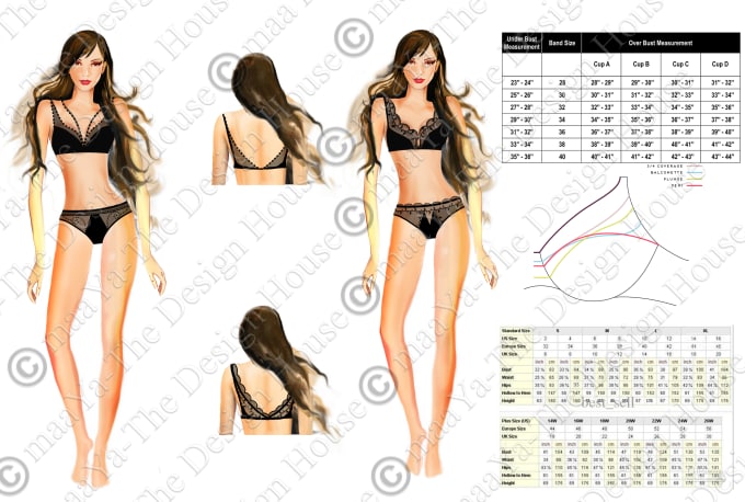 Gig Preview - Create beautiful luxury lingerie,bodysuit,swimwear designs