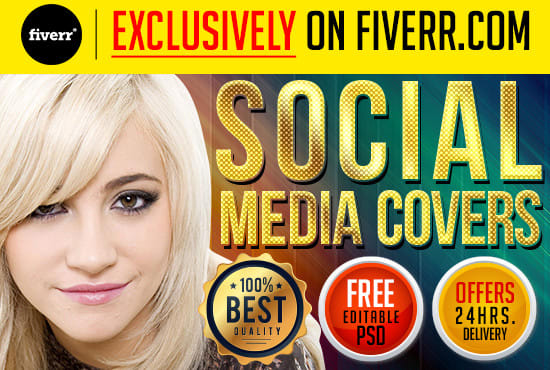 Bestseller - create amazing social media cover and post