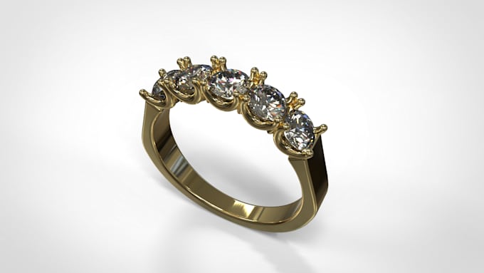 Gig Preview - Design any 3d cad model jewelry