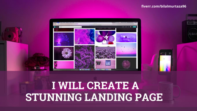 Gig Preview - Create a stunning landing page or homepage or squeeze page