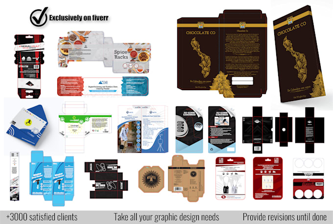 Gig Preview - Design professional product packaging