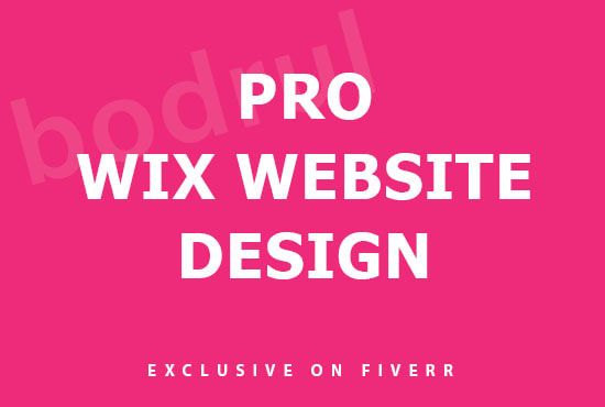 Gig Preview - Do wix website design