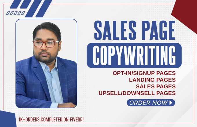 Gig Preview - Be your direct response sales page copywriter