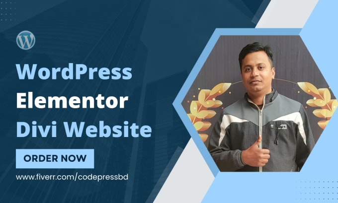 Gig Preview - Design wordpress divi elementor wpbakery website