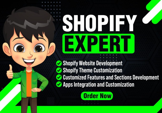 Gig Preview - Design or transform your shopify store into a sales powerhouse