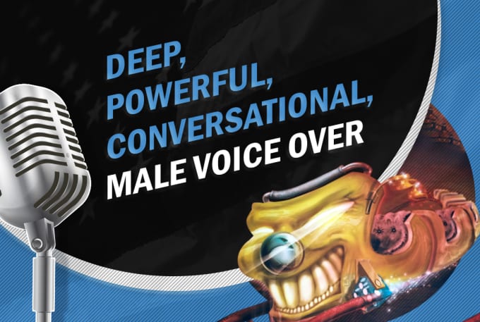 Gig Preview - Deliver a deep american male voice over