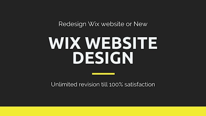 Gig Preview - Do wix, wix website development,create wix website, use wix studio,wix ecommerce