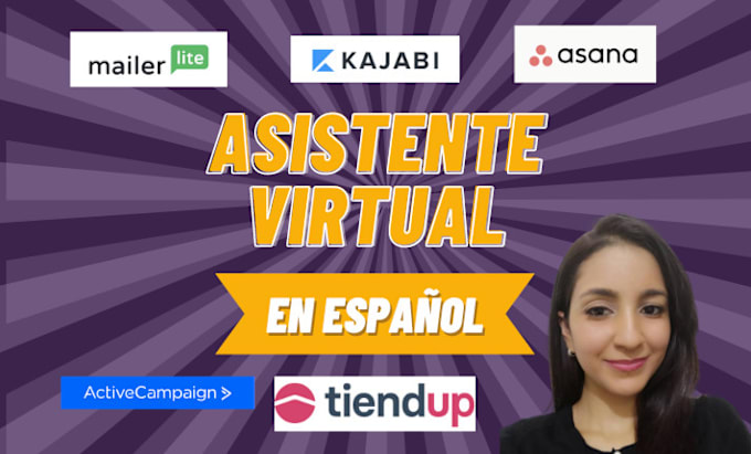 Gig Preview - Be your virtual assistant spanish