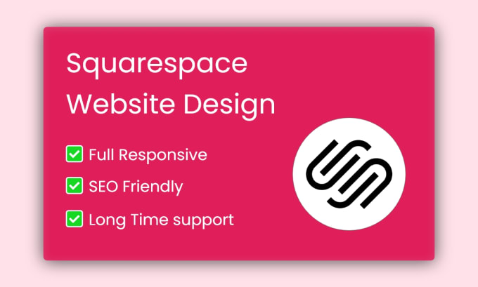 Gig Preview - Modern squarespace website design or redesign squarespace