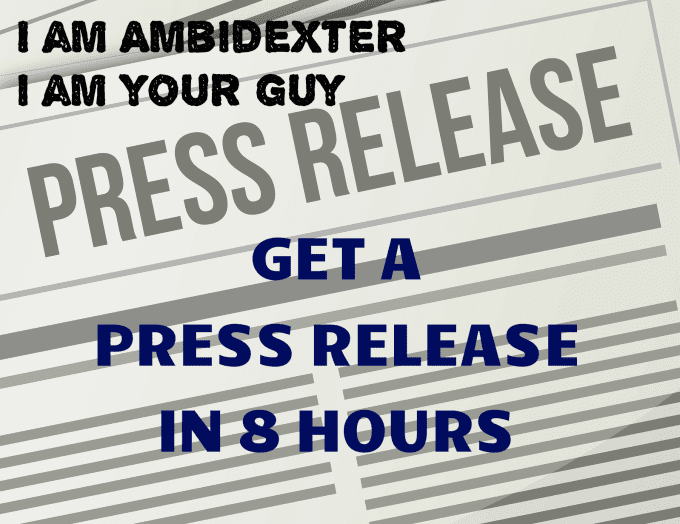 Bestseller - write your press release in 8 hours