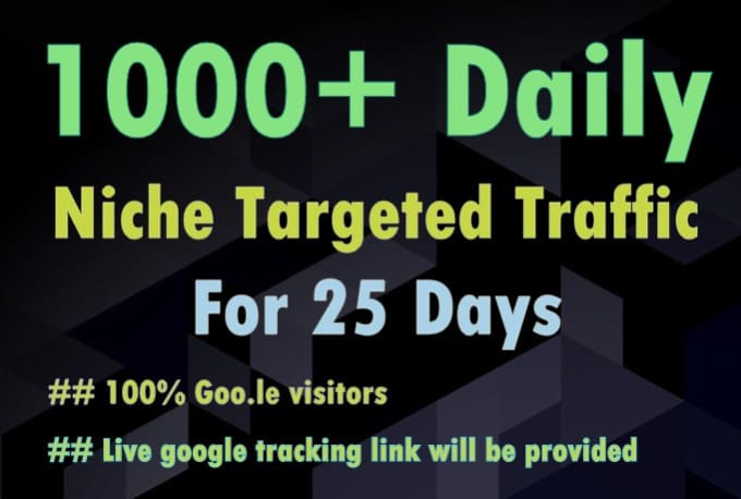 Gig Preview - Provide niche targeted ,website,traffic,visitors