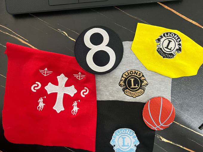 Gig Preview - Do custom embroidery and sublimation patches file digitizing