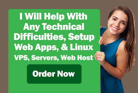 Gig Preview - It supports and sets services for web apps and vps servers