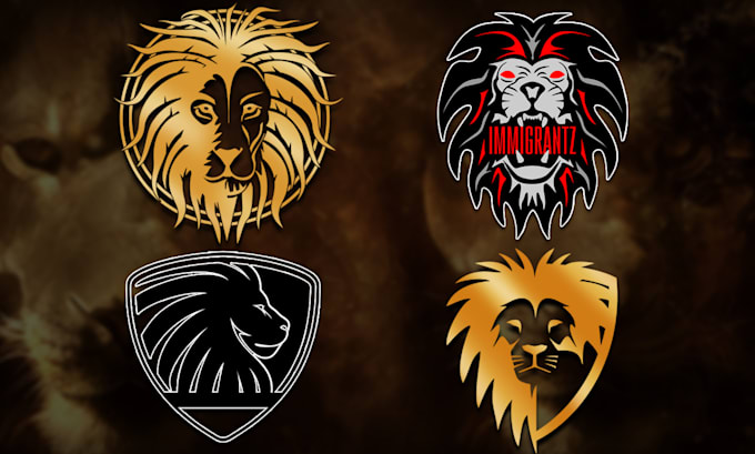 Gig Preview - Design or redesign professional lion, tiger, puma, pet logo