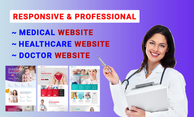 Gig Preview - Develop medical and healthcare website