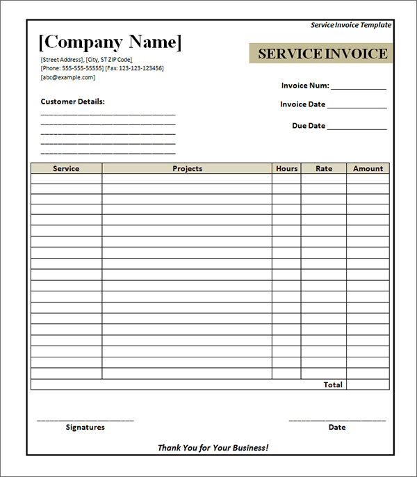 Gig Preview - Print the invoices and vouchers using database