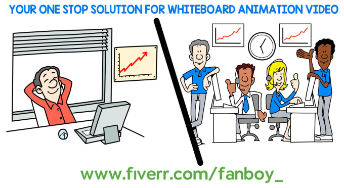 Gig Preview - Create a professional whiteboard animation explainer video