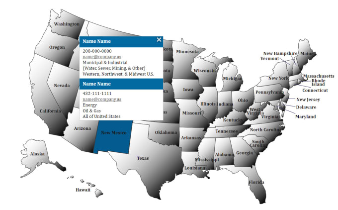 Gig Preview - Create clickable interactive map