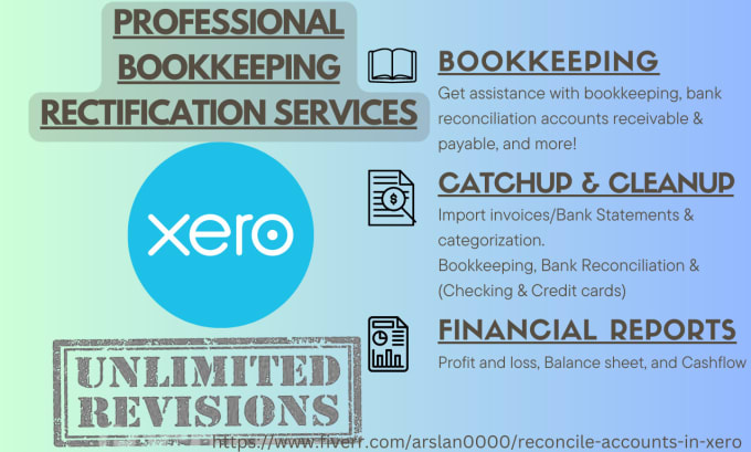 Gig Preview - Assist with xero cleanup, catchup, and reconciliation