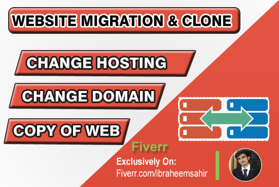 Gig Preview - Move, migrate wordpress website trasnfer or clone website