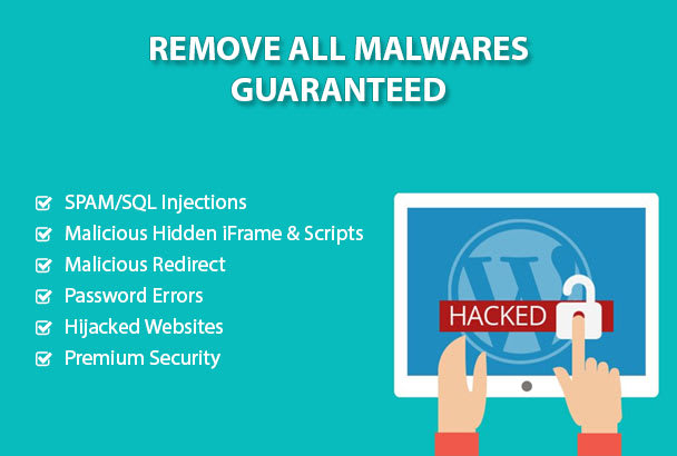 Gig Preview - Remove virus, malicious code or malware from your wordpress