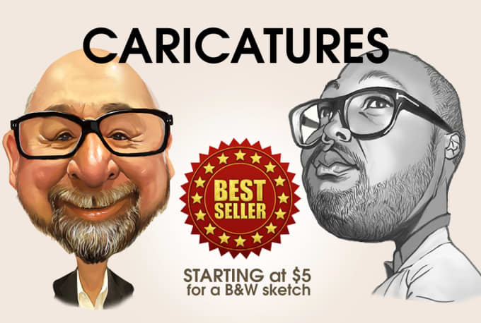 Gig Preview - Draw caricatures from your photo