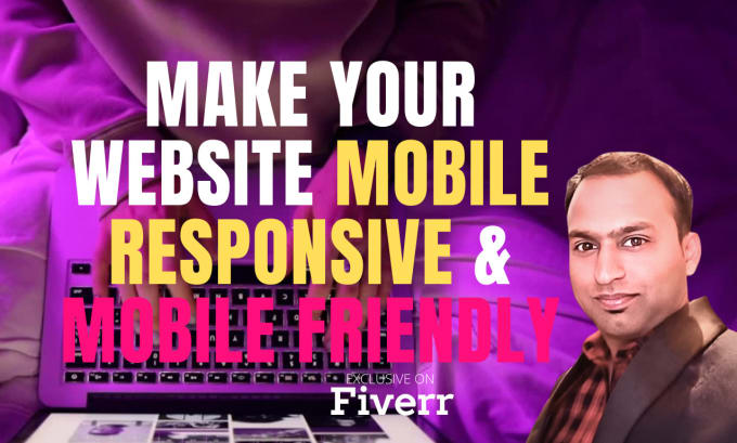 Gig Preview - Make your website responsive and mobile friendly