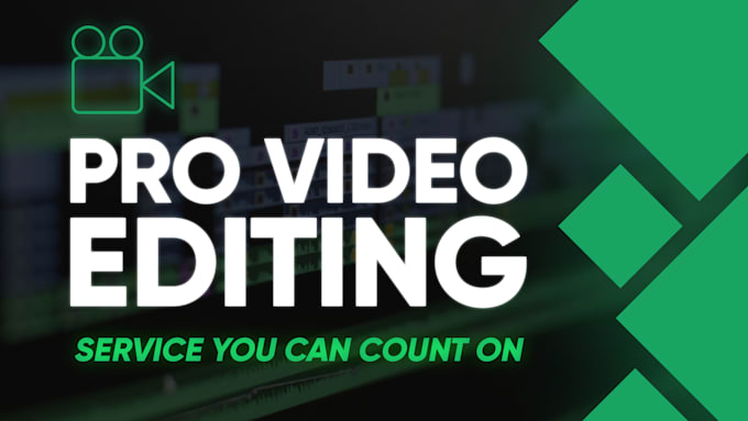 Bestseller - do professional video editing