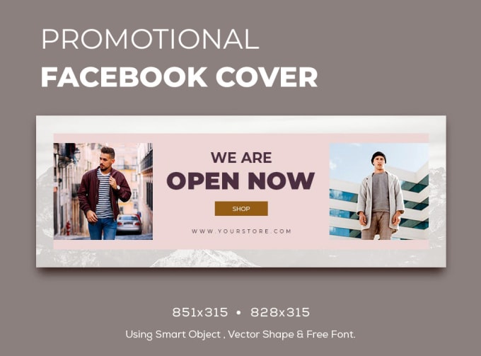 Gig Preview - Create a professional facebook timeline cover