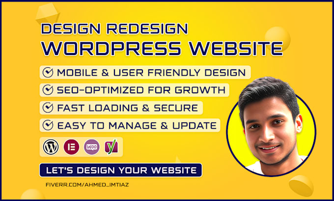 Bestseller - design redesign custom wordpress website for your business