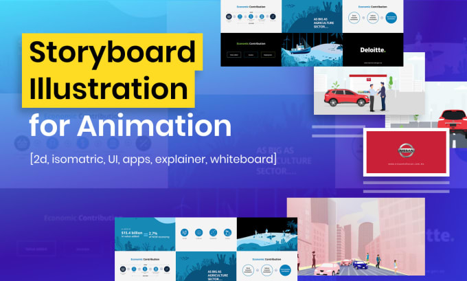 Gig Preview - Create storyboard illustrations for animated videos