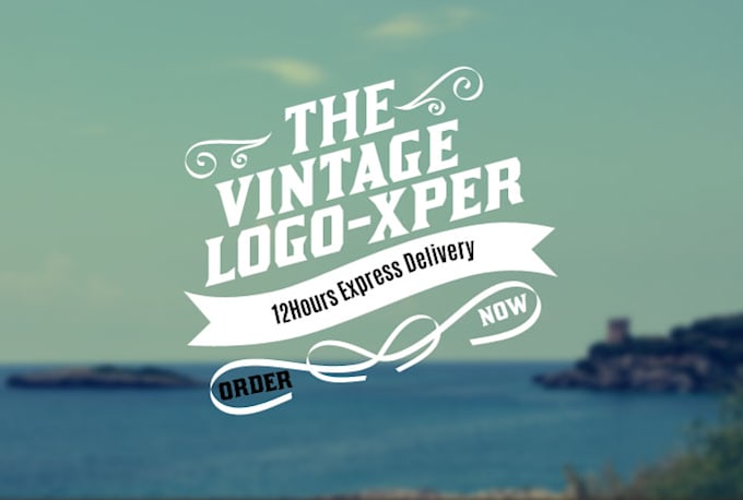 Gig Preview - Create a Professional Retro Vintage Logo In 12hours