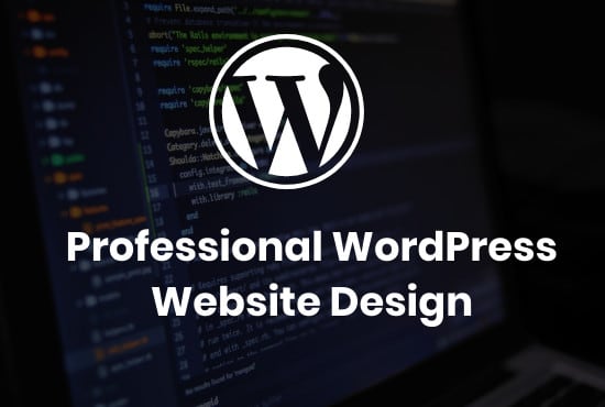 Gig Preview - Provide you professional wordpress website design