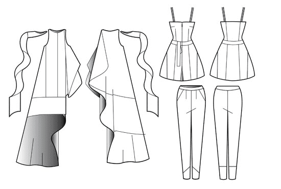 Gig Preview - Do fashion cad illustrations