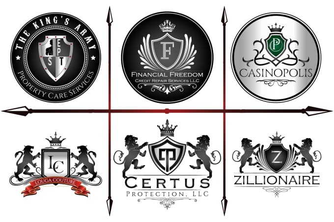 Gig Preview - Design vintage, crest, or emblem logo for your business