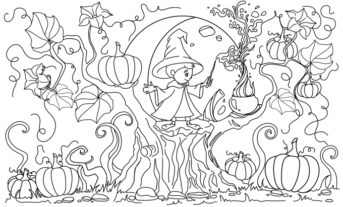 Gig Preview - Draw  digital coloring book pages for children