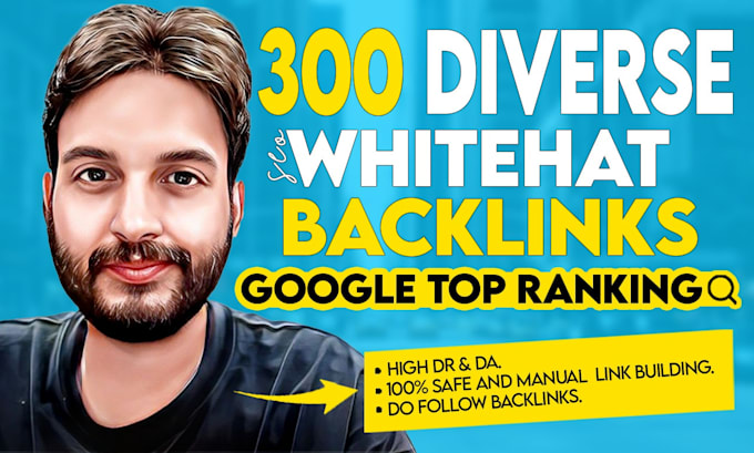 Gig Preview - Seo backlinks high da authority link building for google ranking