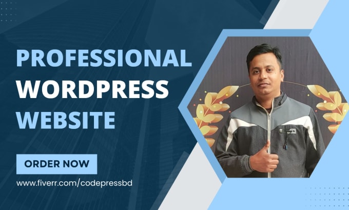 Gig Preview - Design professional and responsive wordpress website