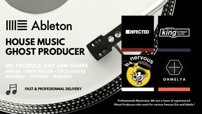 Bestseller - produce for you a house tune as ghost producer