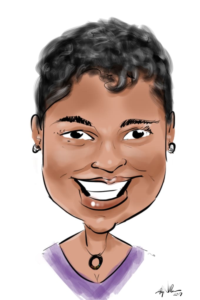 Gig Preview - Do a super cute digital caricature