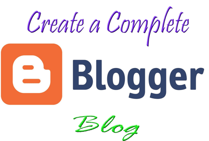 Gig Preview - Create a complete responsive blogger blog for you