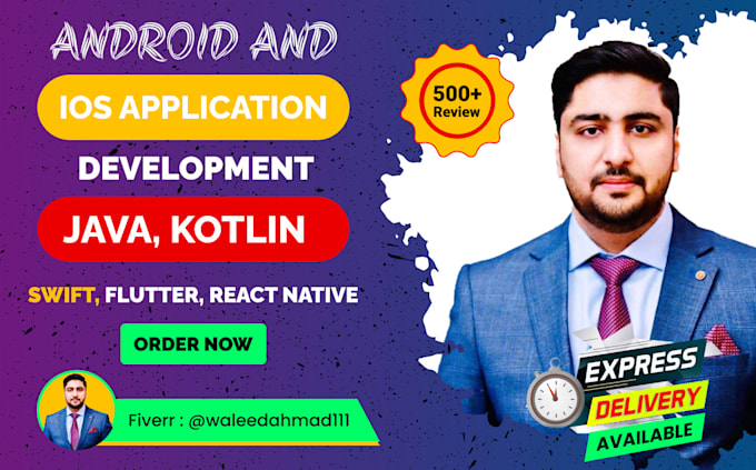 Gig Preview - Be your expert mobile app developer for android and ios app development