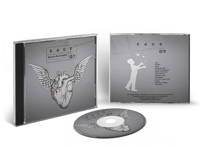 Gig Preview - Make realistic digipak cd case mockup